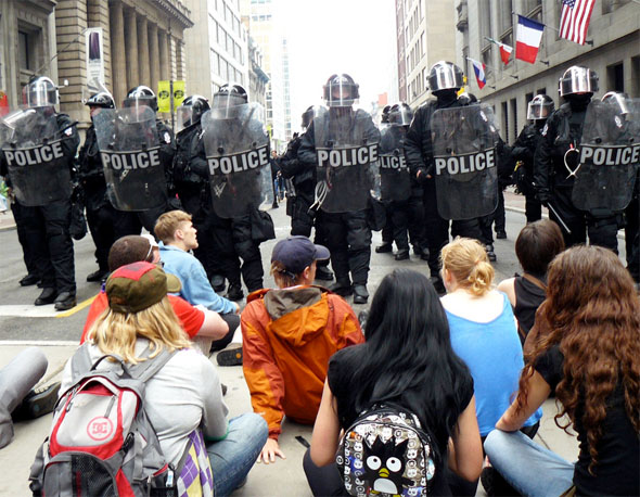 Click to enlarge G20 protest Toronto