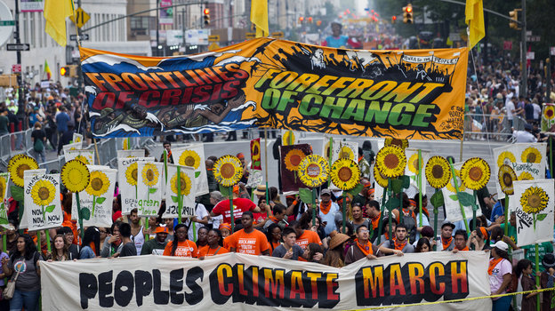 Click to enlarge climate change protest