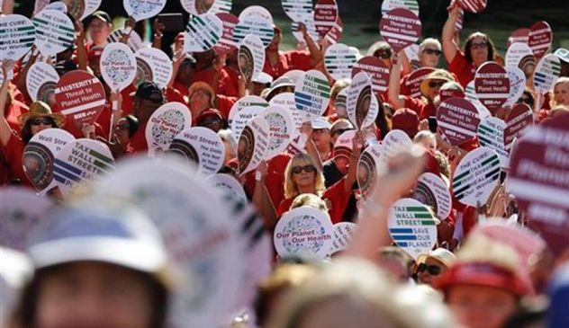 nurses ebola protest