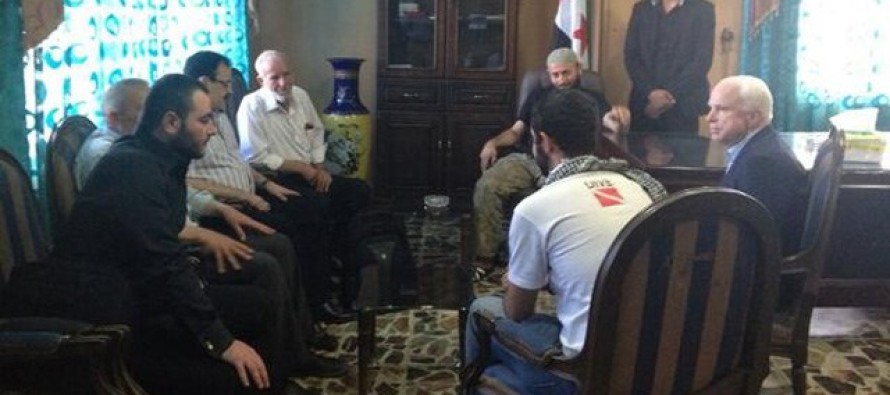 Click to enlarge McCain and terrorists sitting