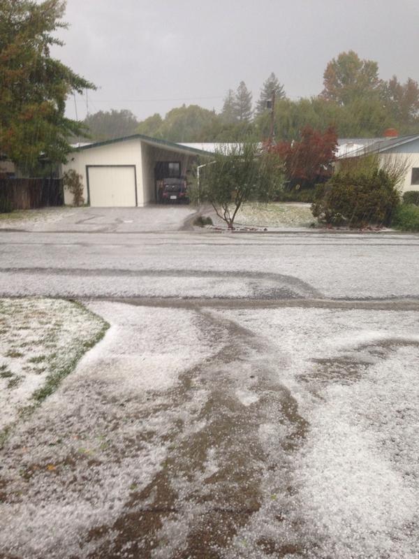 Click to enlarge Napa valley hail