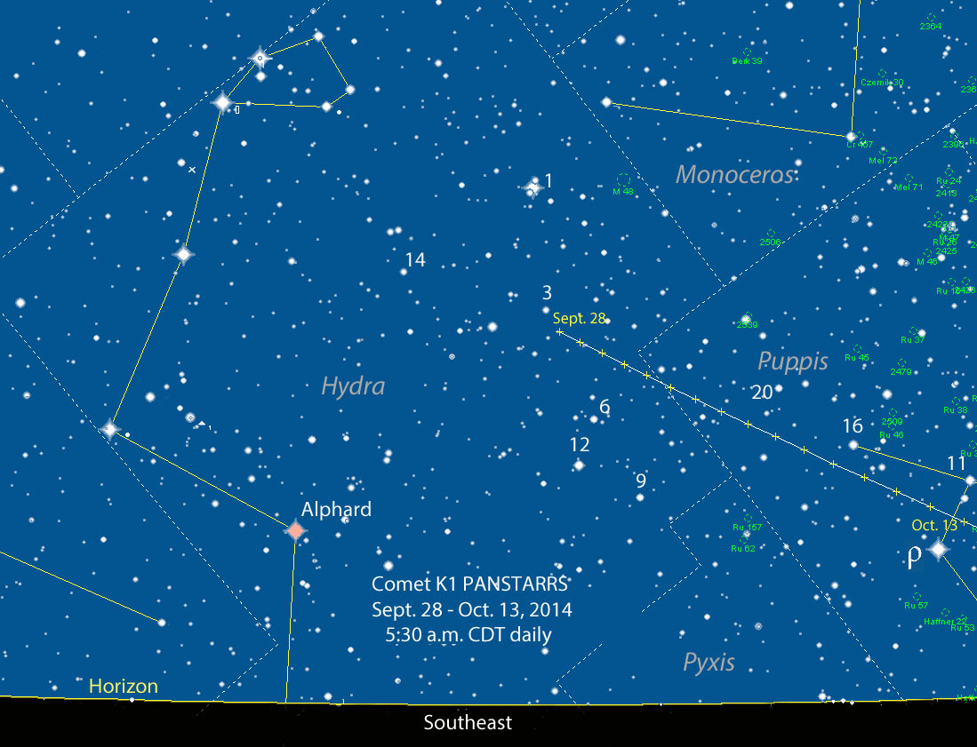 Click to enlarge Comet C/2012 K1 PanSTARRS_2