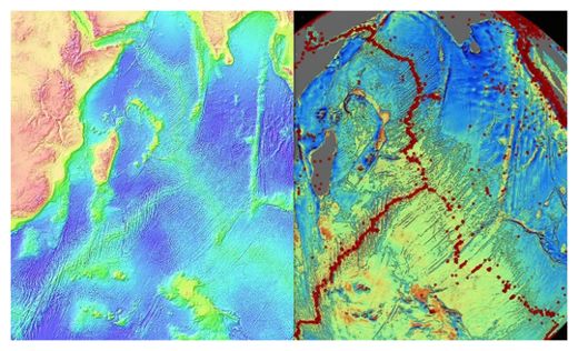 Click to enlarge Topographic map