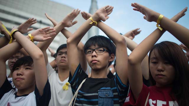 Click to enlarge Joshua Wong