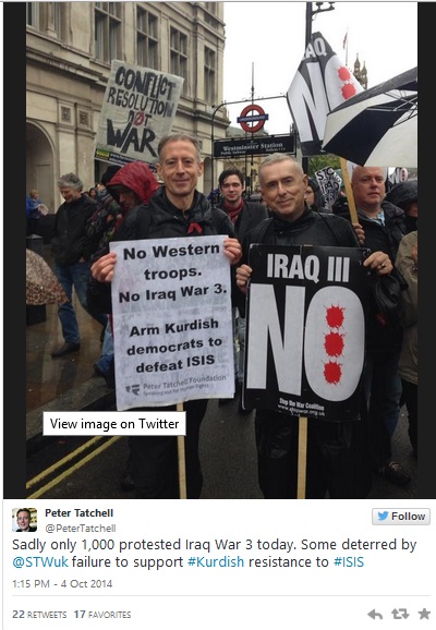 Click to enlarge UK ISIS anti-war protests 3