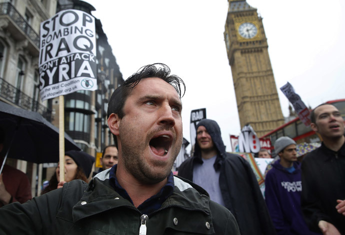 Click to enlarge UK ISIS anti-war protests 4