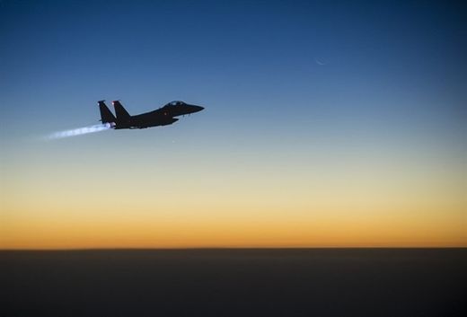 Click to enlarge coalition strikes