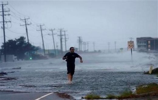 Storm Man Running