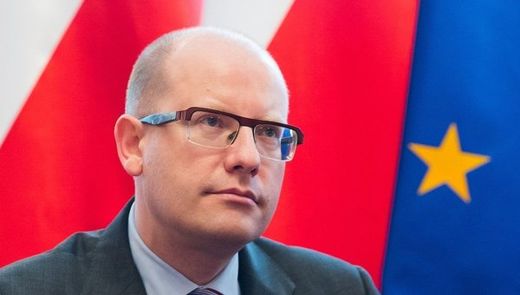 Click to enlarge Czech Prime Minister Bohuslav Sobotka