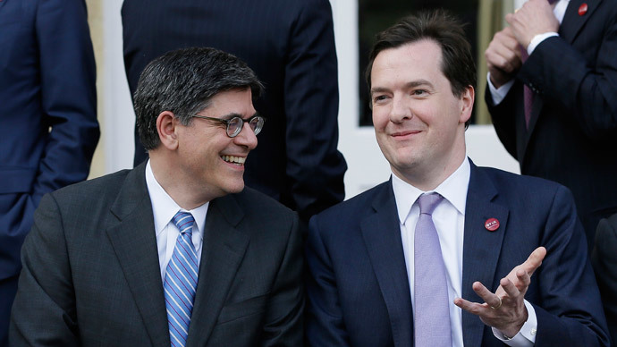 George Osborne and Jack Lew