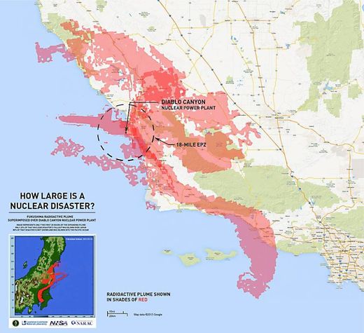 Click to enlarge Radioactive plume
