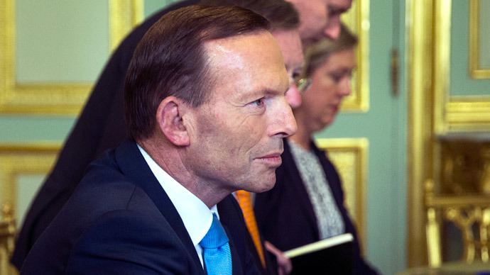 Click to enlarge Australian Prime Minister Tony Abbott.