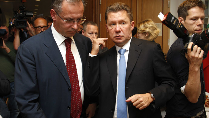 Click to enlarge Gazprom CEO Alexey Miller