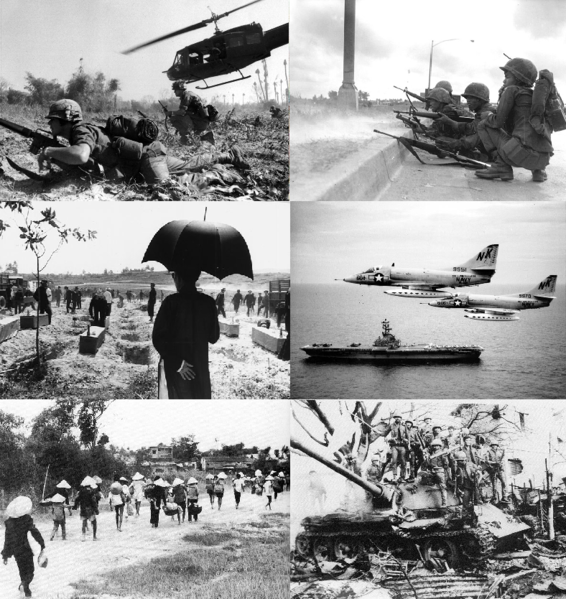 Click to enlarge Vietnam War Montage