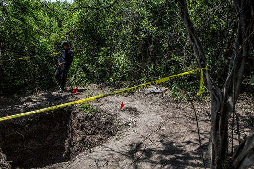 grave hole