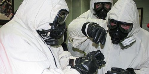 hazmat workers