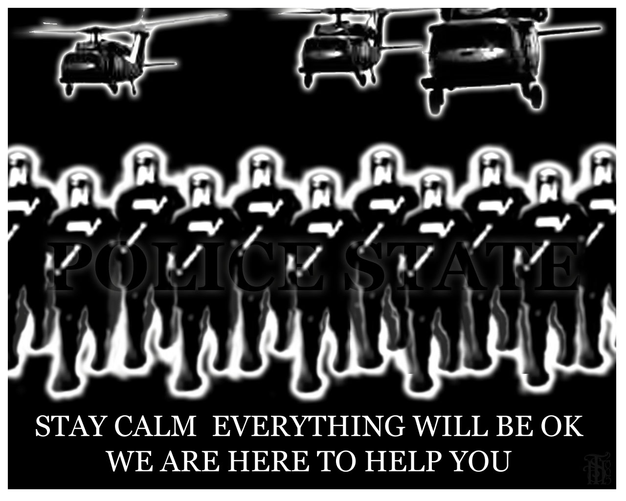 Authoritarian police state