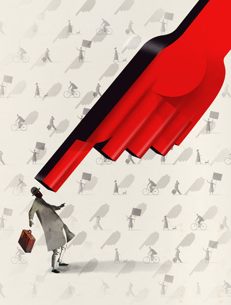 red handed