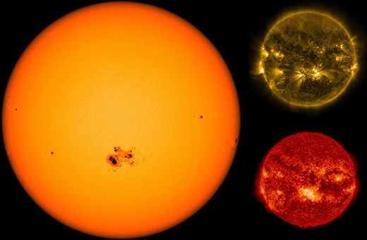 Click to enlarge solar flare