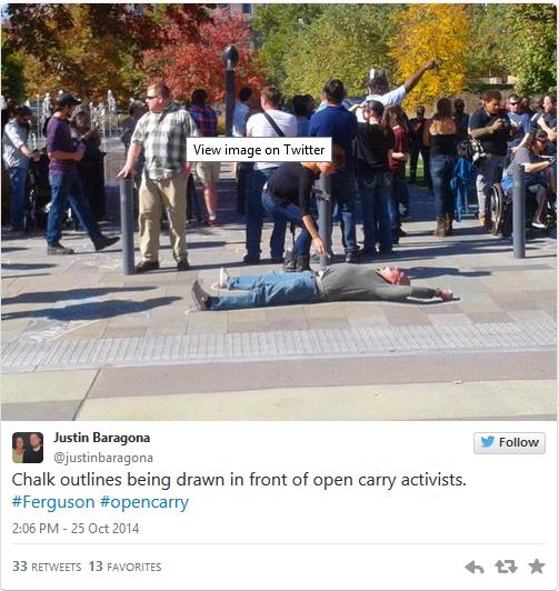 St. Louis protests with gun4