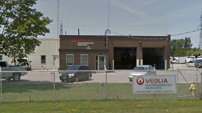 Veolia Environmental Services location in Sarnia, Ontario