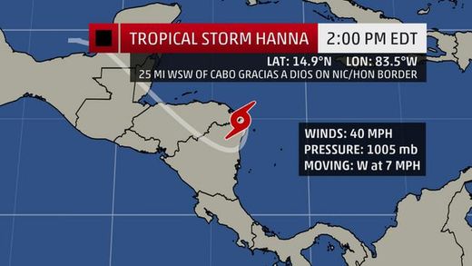 tropical storm hanna