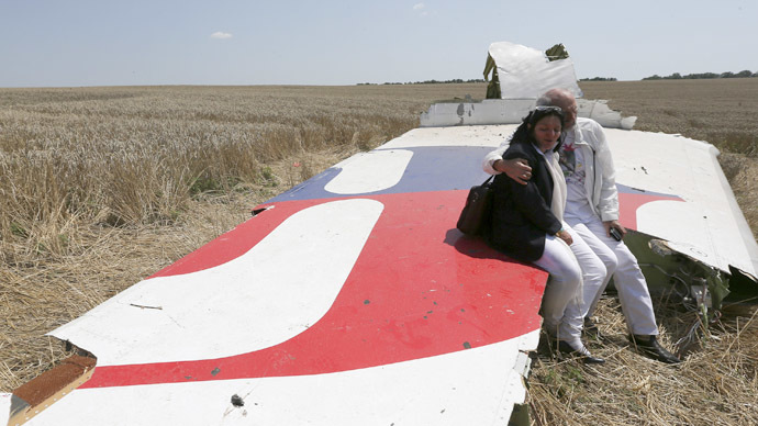 MH17 wreckage