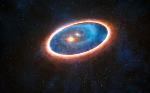 double star system GG Tauri-A