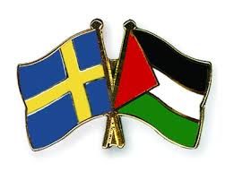 sweden palestine flags