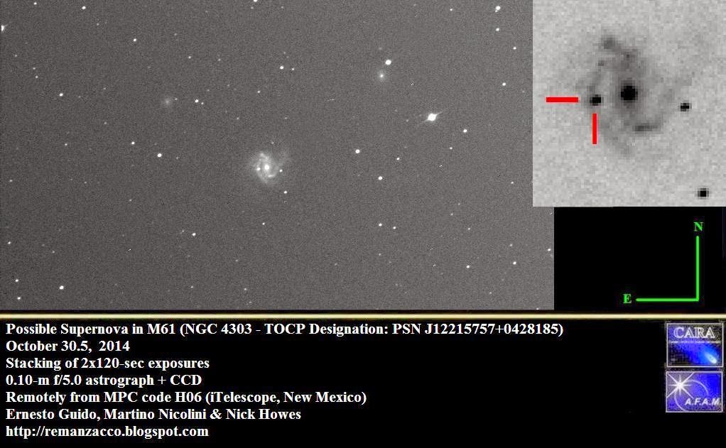 Supernova in M61