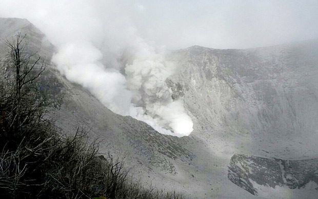 Turrialba volcano in Costa Rica