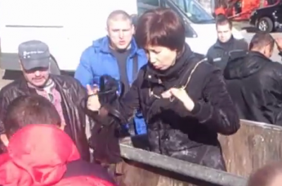 Dumpster incident Ukraine