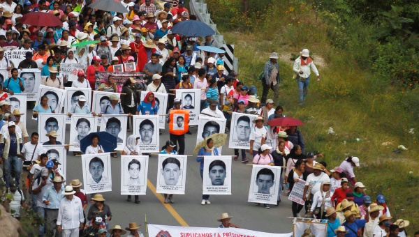 Click to enlarge student march