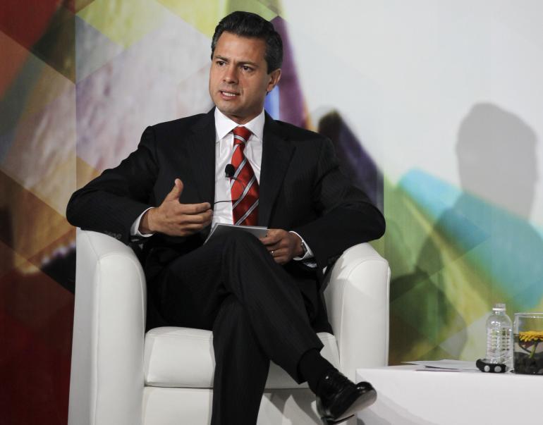 Click to enlarge Mexico’s President Enrique Pena Nieto