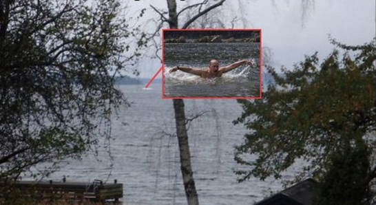 Click to enlarge Putin in Swedish waters