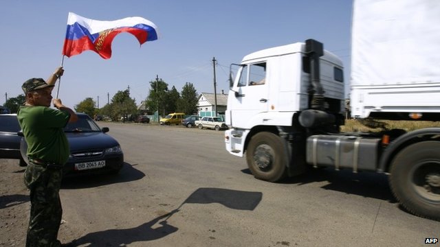 Russian aid convoy