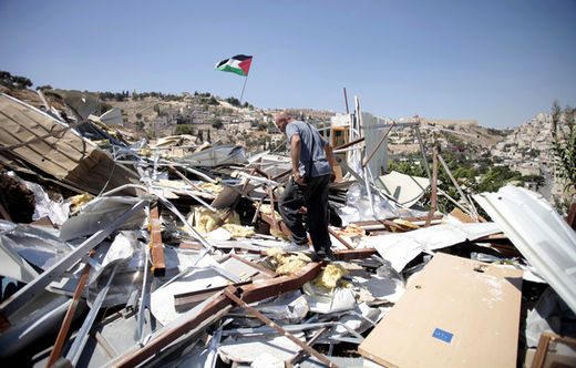 palestinian home destroyed twice