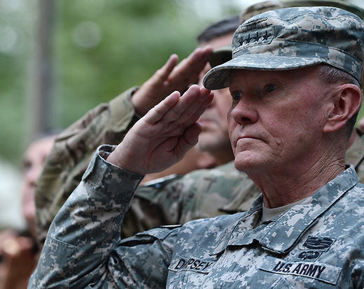 Click to enlarge US General Martin E. Dempsey