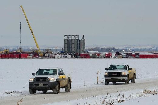 Halliburton fracking site