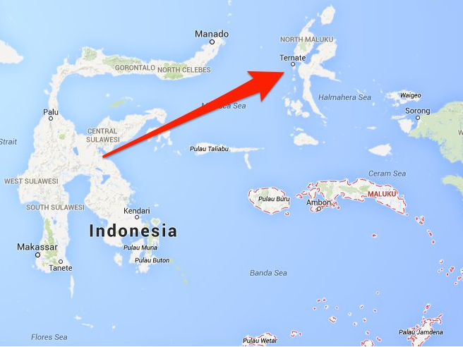 map Moluccas