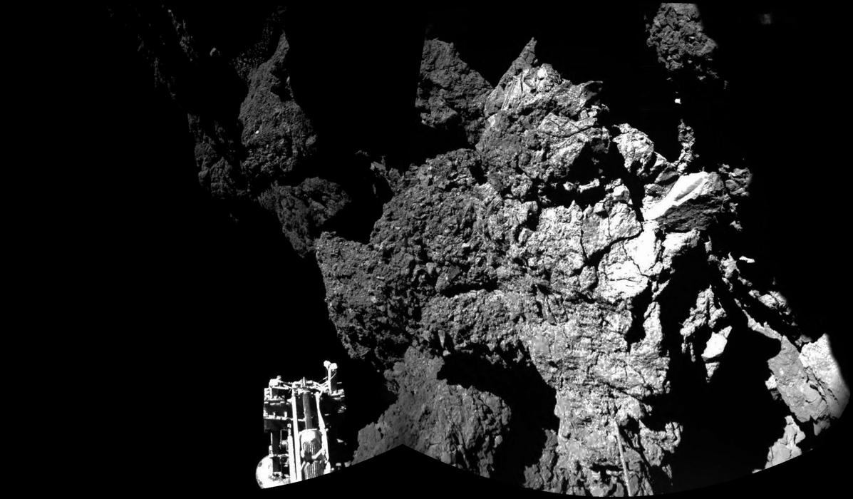 Click to enlarge Rosetta’s lander Philae