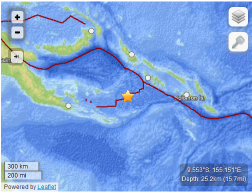 Earthquake  Solomon  Islands