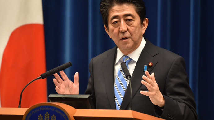 Japan's Prime Minister Shinzo Abe.