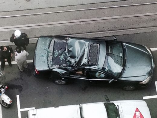 dented car