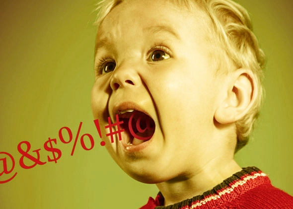child cursing