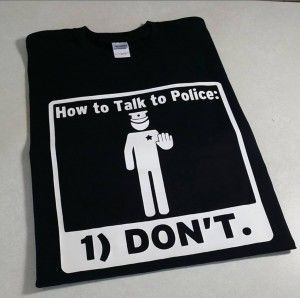 police t-shirt
