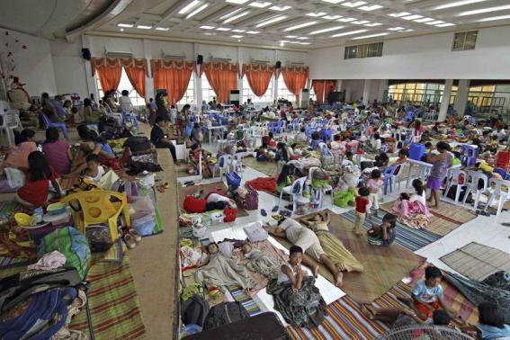 evacutations typhoon hagupit