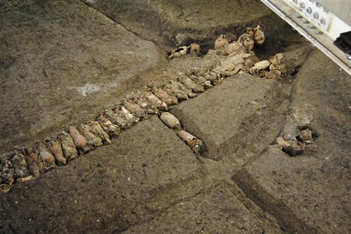 amphoras subway rome