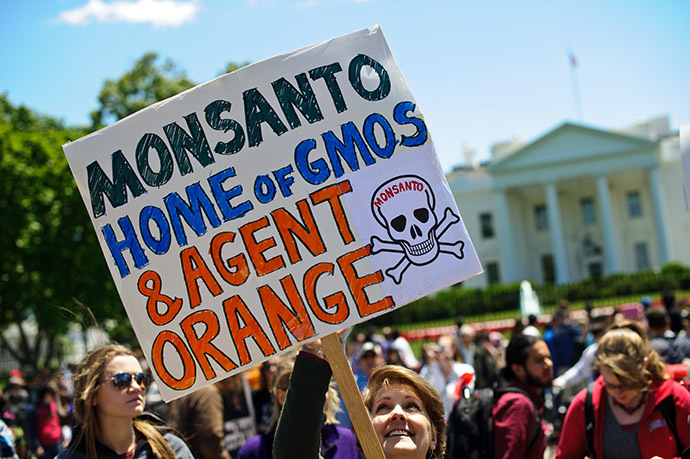 Click to enlarge Anti GMO protests