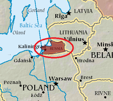 Kalinin map
